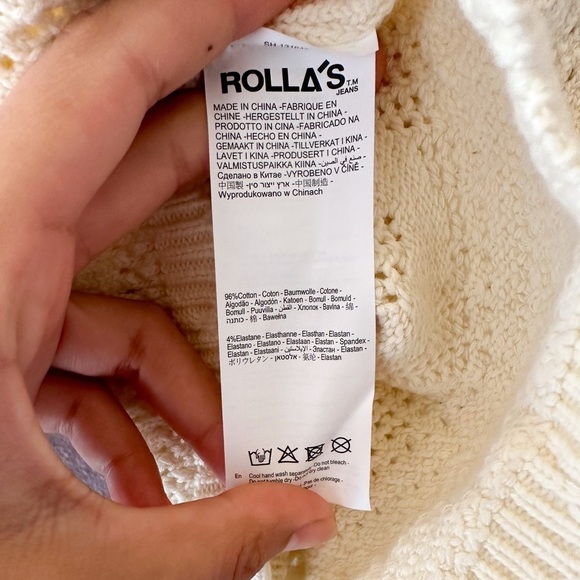 ROLLA'S Maisie Knit Top In Biscuit Size 10M - Picture 5 of 6